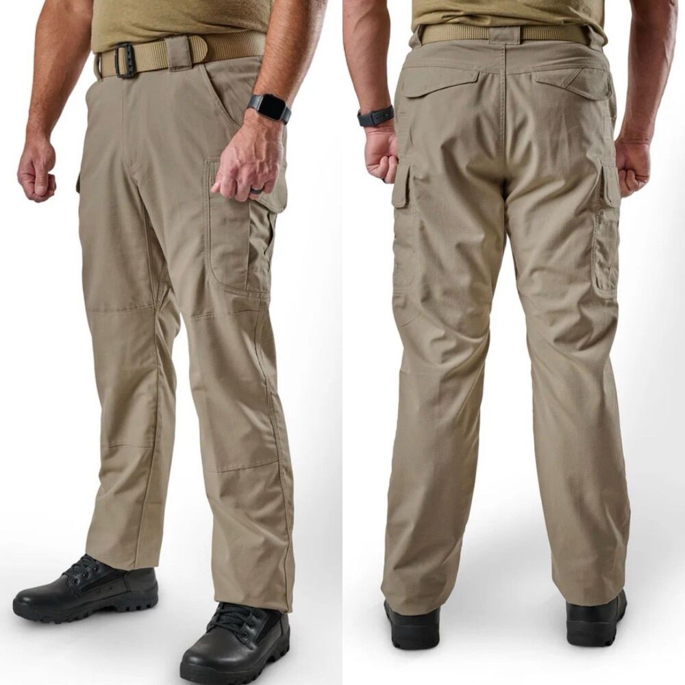 Tru-Spec 24-7 Series Mens 36/32 Khaki Tan Ripstop Tactical Cargo Pants Gorpcore